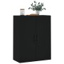 Schwarzer Wandschrank 69,5x34x90 cm von vidaXL, Sideboards - Ref: Foro24-828445, Preis: 89,33 €, Rabatt: %