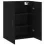 Black wall cabinet 69.5x34x90 cm by vidaXL, Sideboards - Ref: Foro24-828445, Price: 86,53 €, Discount: %