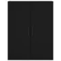Black wall cabinet 69.5x34x90 cm by vidaXL, Sideboards - Ref: Foro24-828445, Price: 86,53 €, Discount: %