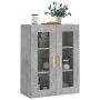 Armario de pared gris hormigón 69,5x34x90 cm de vidaXL, Aparadores - Ref: Foro24-828472, Precio: 85,51 €, Descuento: %
