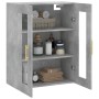 Armario de pared gris hormigón 69,5x34x90 cm de vidaXL, Aparadores - Ref: Foro24-828472, Precio: 85,51 €, Descuento: %