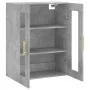Betongrauer Wandschrank 69,5x34x90 cm von vidaXL, Sideboards - Ref: Foro24-828472, Preis: 84,57 €, Rabatt: %