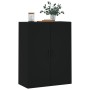 Schwarzer Wandschrank 69,5x34x90 cm von vidaXL, Sideboards - Ref: Foro24-828437, Preis: 72,44 €, Rabatt: %