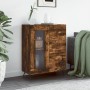 Smoked oak engineered wood sideboard 69.5x34x90 cm by vidaXL, Sideboards - Ref: Foro24-828017, Price: 68,99 €, Discount: %