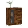Sideboard aus geräuchertem Eichenholzwerkstoff, 69,5 x 34 x 90 cm von vidaXL, Sideboards - Ref: Foro24-828017, Preis: 68,47 €...