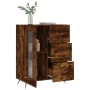 Smoked oak engineered wood sideboard 69.5x34x90 cm by vidaXL, Sideboards - Ref: Foro24-828017, Price: 68,99 €, Discount: %
