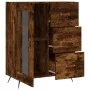 Sideboard aus geräuchertem Eichenholzwerkstoff, 69,5 x 34 x 90 cm von vidaXL, Sideboards - Ref: Foro24-828017, Preis: 68,47 €...