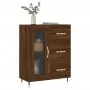 Engineered wood brown oak sideboard 69.5x34x90 cm by vidaXL, Sideboards - Ref: Foro24-828027, Price: 95,48 €, Discount: %