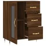 Engineered wood brown oak sideboard 69.5x34x90 cm by vidaXL, Sideboards - Ref: Foro24-828027, Price: 95,48 €, Discount: %