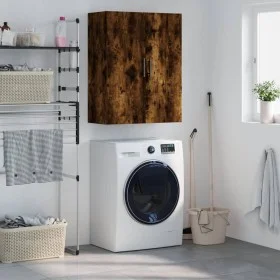 Armario de pared roble ahumado 69,5x34x90 cm de vidaXL, Aparadores - Ref: Foro24-828449, Precio: 66,44 €, Descuento: %