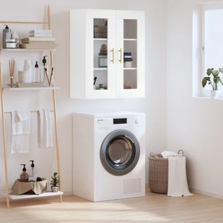 Armario de pared blanco 69,5x34x90 cm de vidaXL, Aparadores - Ref: Foro24-828468, Precio: 101,87 €, Descuento: %
