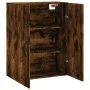 Wandschrank aus geräucherter Eiche, 69,5 x 34 x 90 cm von vidaXL, Sideboards - Ref: Foro24-828449, Preis: 66,47 €, Rabatt: %