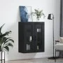Armario de pared negro 69,5x34x90 cm de vidaXL, Aparadores - Ref: Foro24-828477, Precio: 92,65 €, Descuento: %