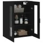 Black wall cabinet 69.5x34x90 cm by vidaXL, Sideboards - Ref: Foro24-828477, Price: 92,65 €, Discount: %