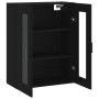 Armario de pared negro 69,5x34x90 cm de vidaXL, Aparadores - Ref: Foro24-828477, Precio: 95,70 €, Descuento: %