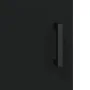 Armario de pared negro 69,5x34x90 cm de vidaXL, Aparadores - Ref: Foro24-828477, Precio: 92,65 €, Descuento: %