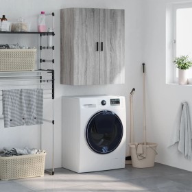 Armario de pared gris Sonoma 69,5x34x90 cm de vidaXL, Aparadores - Ref: Foro24-828442, Precio: 66,61 €, Descuento: %