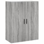 Armario de pared gris Sonoma 69,5x34x90 cm de vidaXL, Aparadores - Ref: Foro24-828442, Precio: 67,49 €, Descuento: %