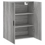 Armario de pared gris Sonoma 69,5x34x90 cm de vidaXL, Aparadores - Ref: Foro24-828442, Precio: 67,49 €, Descuento: %