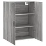 Sonoma gray wall cabinet 69.5x34x90 cm by vidaXL, Sideboards - Ref: Foro24-828442, Price: 66,61 €, Discount: %