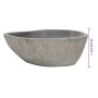 Lavabo ovalado piedra de río (37-46)x(29-36) cm