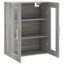 Armario de pared gris Sonoma 69,5x34x90 cm de vidaXL, Aparadores - Ref: Foro24-828474, Precio: 87,81 €, Descuento: %