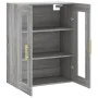 Sonoma gray wall cabinet 69.5x34x90 cm by vidaXL, Sideboards - Ref: Foro24-828474, Price: 88,14 €, Discount: %