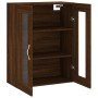 Armario de pared marrón roble 69,5x34x90 cm de vidaXL, Aparadores - Ref: Foro24-828467, Precio: 82,58 €, Descuento: %