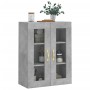 Armario de pared gris hormigón 69,5x34x90 cm de vidaXL, Aparadores - Ref: Foro24-828464, Precio: 88,58 €