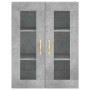 Concrete gray wall cabinet 69.5x34x90 cm by vidaXL, Sideboards - Ref: Foro24-828464, Price: 85,58 €, Discount: %
