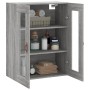 Armario de pared gris Sonoma 69,5x34x90 cm de vidaXL, Aparadores - Ref: Foro24-828458, Precio: 87,54 €, Descuento: %
