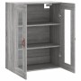 Armario de pared gris Sonoma 69,5x34x90 cm de vidaXL, Aparadores - Ref: Foro24-828458, Precio: 87,54 €, Descuento: %