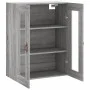 Armario de pared gris Sonoma 69,5x34x90 cm de vidaXL, Aparadores - Ref: Foro24-828458, Precio: 83,78 €, Descuento: %