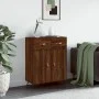 Aparador de madera de ingeniería marrón roble 69,5x34x90 cm de vidaXL, Aparadores - Ref: Foro24-827955, Precio: 84,85 €, Desc...