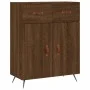 Aparador de madera de ingeniería marrón roble 69,5x34x90 cm de vidaXL, Aparadores - Ref: Foro24-827955, Precio: 84,85 €, Desc...