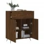 Aparador de madera de ingeniería marrón roble 69,5x34x90 cm de vidaXL, Aparadores - Ref: Foro24-827955, Precio: 84,85 €, Desc...