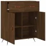 Aparador de madera de ingeniería marrón roble 69,5x34x90 cm de vidaXL, Aparadores - Ref: Foro24-827955, Precio: 84,85 €, Desc...