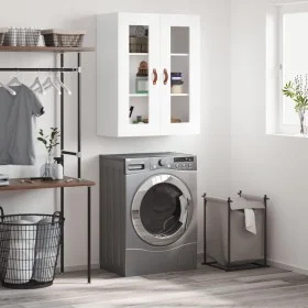 White wall cabinet 69.5x34x90 cm by vidaXL, Sideboards - Ref: Foro24-828452, Price: 80,74 €, Discount: %