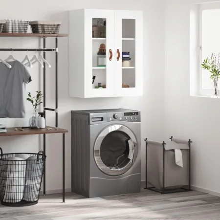 White wall cabinet 69.5x34x90 cm by vidaXL, Sideboards - Ref: Foro24-828452, Price: 81,74 €, Discount: %