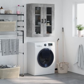 Concrete gray wall cabinet 69.5x34x90 cm by vidaXL, Sideboards - Ref: Foro24-828480, Price: 88,80 €, Discount: %