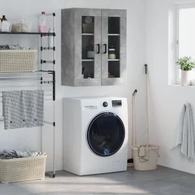 Concrete gray wall cabinet 69.5x34x90 cm by vidaXL, Sideboards - Ref: Foro24-828480, Price: 87,36 €, Discount: %