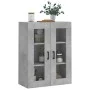 Armario de pared gris hormigón 69,5x34x90 cm de vidaXL, Aparadores - Ref: Foro24-828480, Precio: 87,22 €, Descuento: %