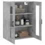 Armario de pared gris hormigón 69,5x34x90 cm de vidaXL, Aparadores - Ref: Foro24-828480, Precio: 87,22 €, Descuento: %