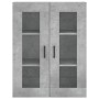 Concrete gray wall cabinet 69.5x34x90 cm by vidaXL, Sideboards - Ref: Foro24-828480, Price: 88,80 €, Discount: %