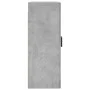 Armario de pared gris hormigón 69,5x34x90 cm de vidaXL, Aparadores - Ref: Foro24-828480, Precio: 87,22 €, Descuento: %
