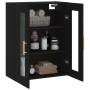 Black wall cabinet 69.5x34x90 cm by vidaXL, Sideboards - Ref: Foro24-828469, Price: 84,00 €, Discount: %