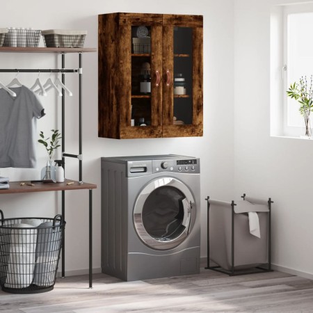Smoked oak wall cabinet 69.5x34x90 cm by vidaXL, Sideboards - Ref: Foro24-828457, Price: 72,61 €, Discount: %