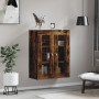 Wandschrank aus geräucherter Eiche, 69,5 x 34 x 90 cm von vidaXL, Sideboards - Ref: Foro24-828457, Preis: 72,03 €, Rabatt: %