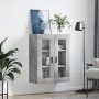 Betongrauer Wandschrank 69,5x34x90 cm von vidaXL, Sideboards - Ref: Foro24-828496, Preis: 68,35 €, Rabatt: %