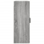 Armario de pared gris Sonoma 69,5x34x90 cm de vidaXL, Aparadores - Ref: Foro24-828482, Precio: 82,41 €, Descuento: %